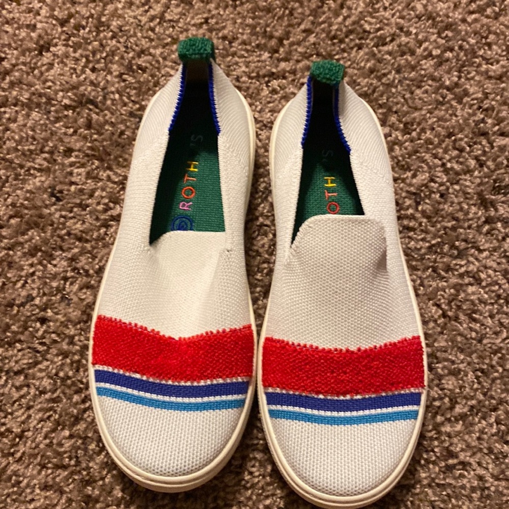 Rothy’s Kids slip ons. Size 3 little girls boys, worn once inside to try on. EUC